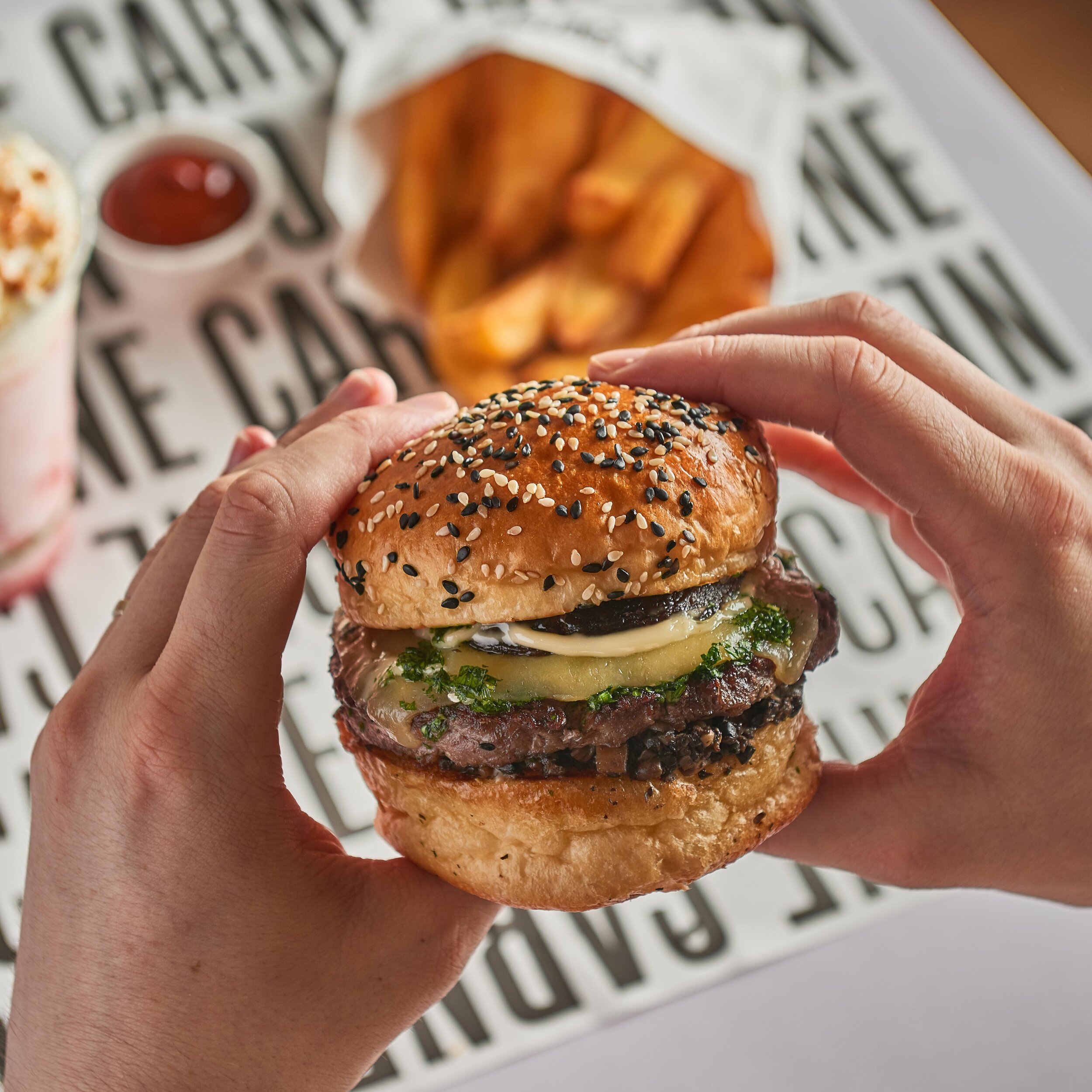 CARNE - Grilled Beef and Double Mushroom Burger 1.jpg